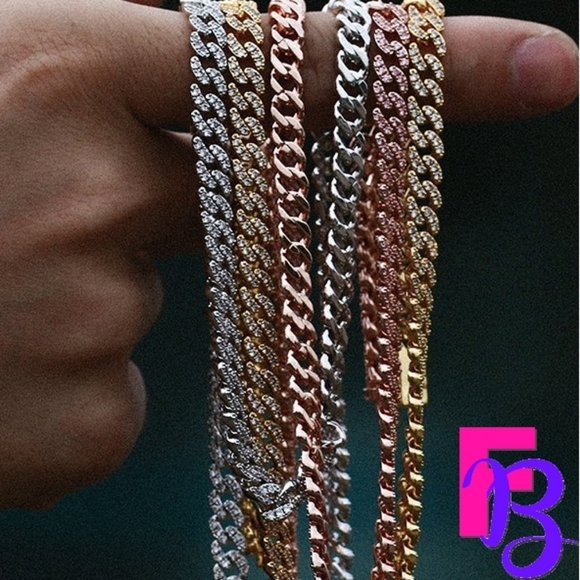 *NEW!* 8mm Iced Miami Cuban Chain - Picture 7 of 16